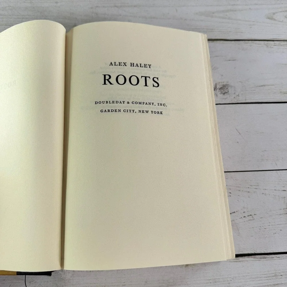 Roots Alex Haley 1976 Book Club Edition Historical Fiction Doubleday